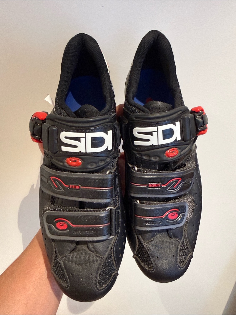 Women’s Sidi Carbon Millennium III Black and Red Cycling Shoes